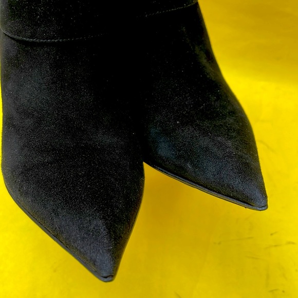 Black/dark red Cesare Paciotti leather booties - Picture 10 of 16